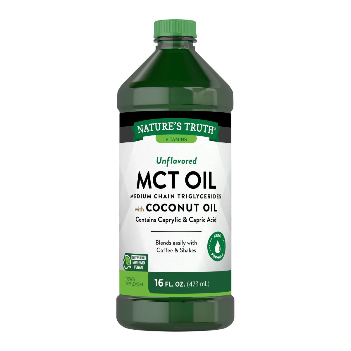 NATURE'S TRUTH - Aceite MCT Oil Liquido 14gr 473ml NATURES TRUTH