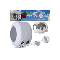 GENERICO - Tendedero Retráctil Para Tender La Ropa Tendedero-Gris