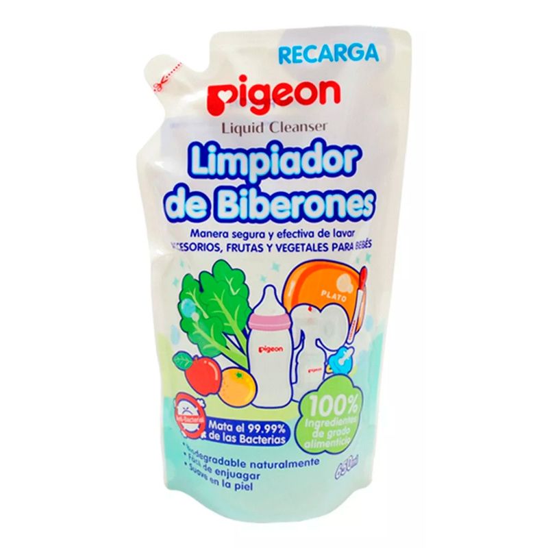 PIGEON - Limpiador Biberones Pigeon 650 Ml Recarga