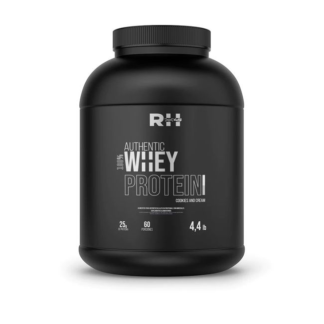 RH45 - PROTEINA AUTHENTIC 100% WHEY PROTEIN 60 SV - RH45 - COOKIES AND CREAM.