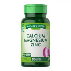 NATURE'S TRUTH - Calcio Magnesio Zinc - 90 Cápsulas