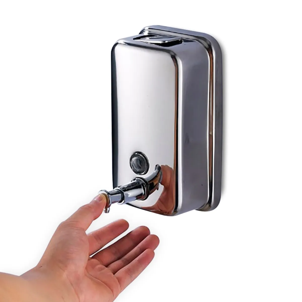 TAUMM - Dispensador Jabón 800 Ml Acero Inoxidable Taumm