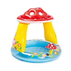 INTEX - Piscina Inflable con Parasol Mushroom para Bebé
