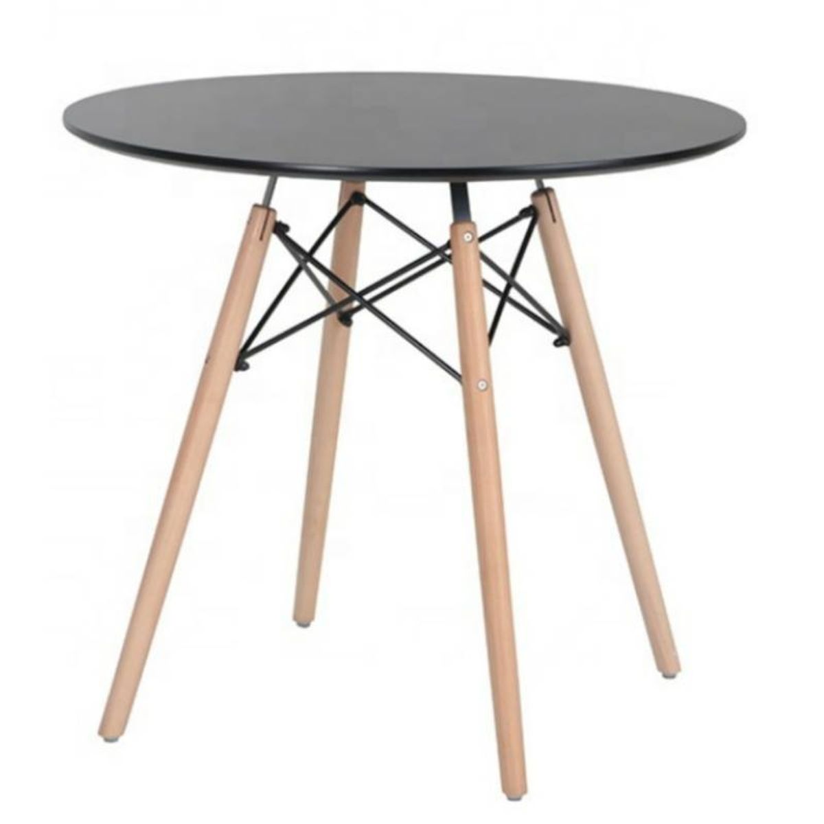 GENERICO - Mesa Eames Redonda Negra