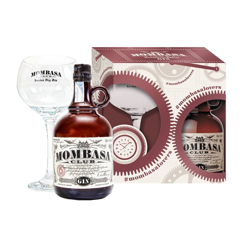 GENERICO - Pack Gin Premium Mombasa Club 700cc 41.5º + Copa Gin