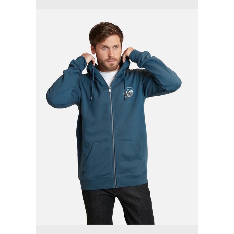 RIP CURL - Poleron The Original The Zip Azul Marino Hombre Rip Curl