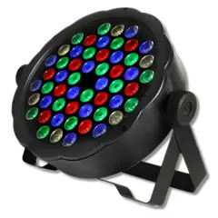DBLUE - Foco de Luces para Fiesta 54 LED RGBW 160W High Power DMX512 - Negro