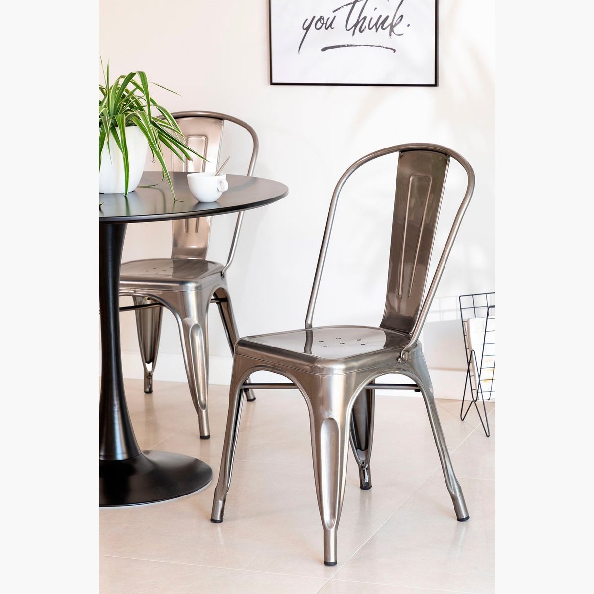 FORM DESIGN - Pack 4 Sillas Tolix Asiento Metal Metal Form