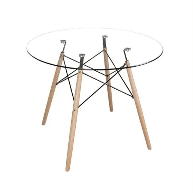 GENERICO - Mesa Eames Redonda de Vidrio
