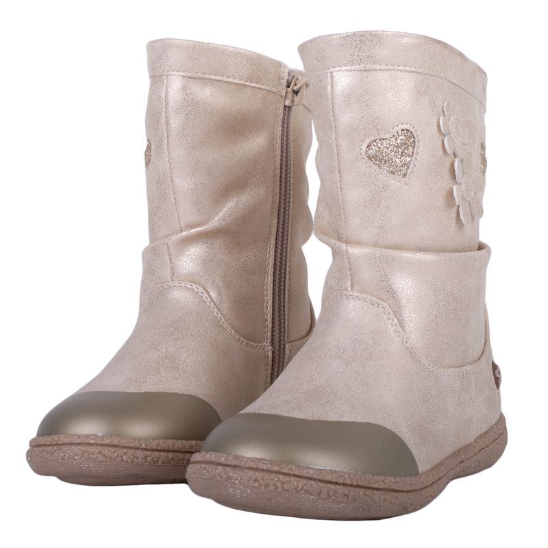 PILLIN - Bota Bebe Niña Dorado Pillin PILLIN