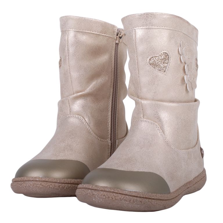 Bota Bebe Niña Dorado