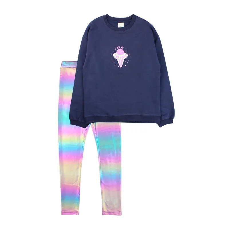 FICCUS - Conjunto Junior Niña Cosmic Azul