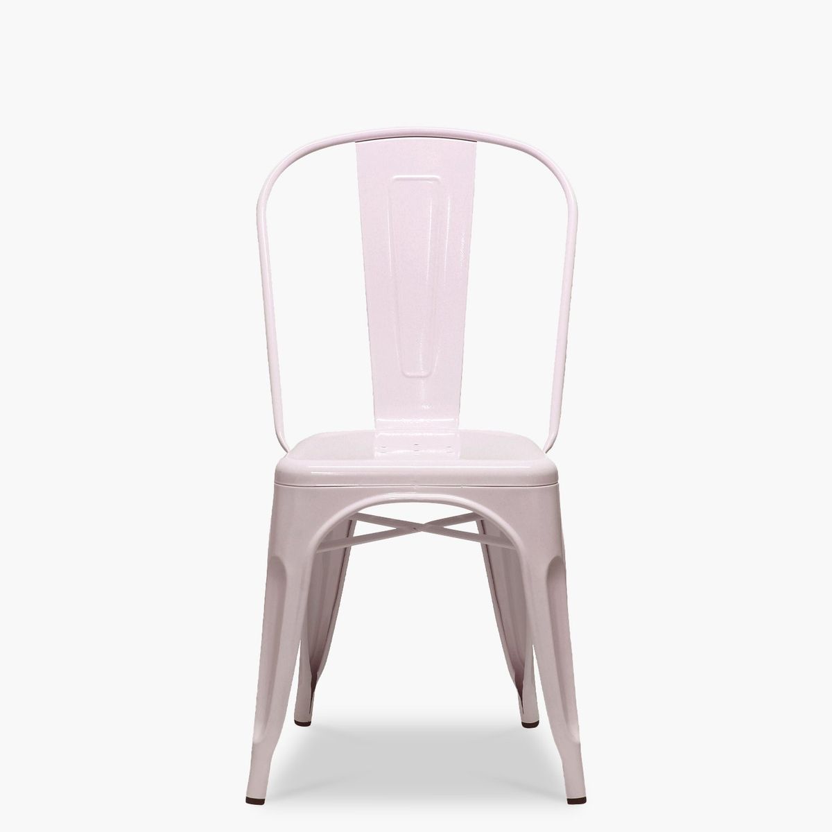 FORM DESIGN - Pack 4 Sillas Tolix Asiento Metal Frosted Pink Form