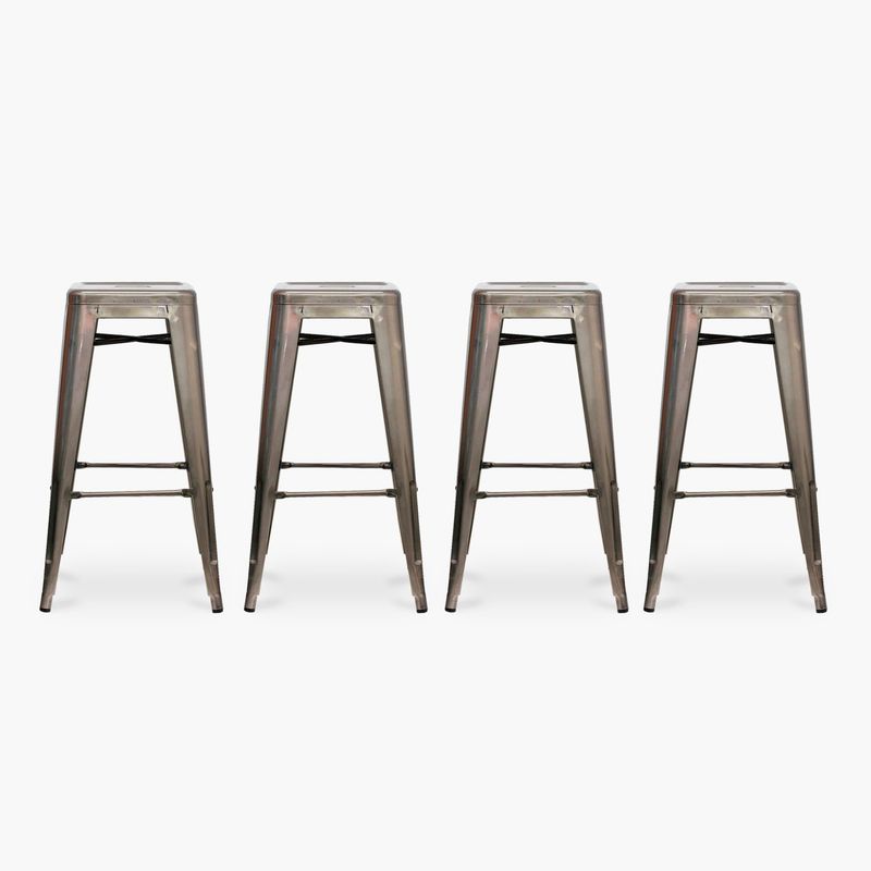 FORM DESIGN - Pack 4 Tolix Taburetes 77 Metal Metal Form.