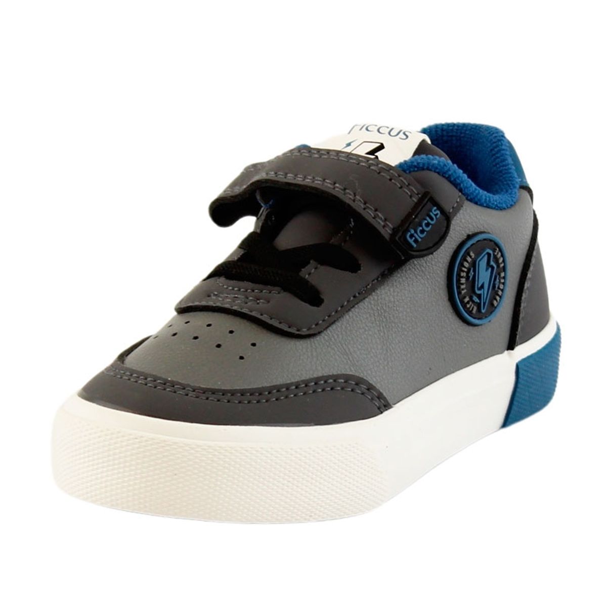 FICCUS - Zapatilla Kids Niño Andante Gris Oscuro