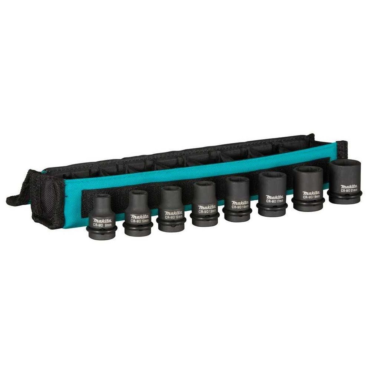 MAKITA - Juego de Dados de Impacto Makita 1/2" 8 Piezas E-02989