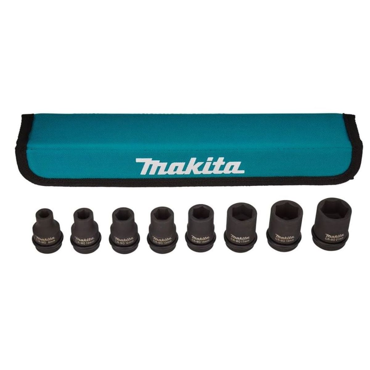 MAKITA - Juego de Dados de Impacto Makita 1/2" 8 Piezas E-02989