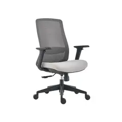 MUEBLES SUR - Silla de Oficina Houston Negra Gris