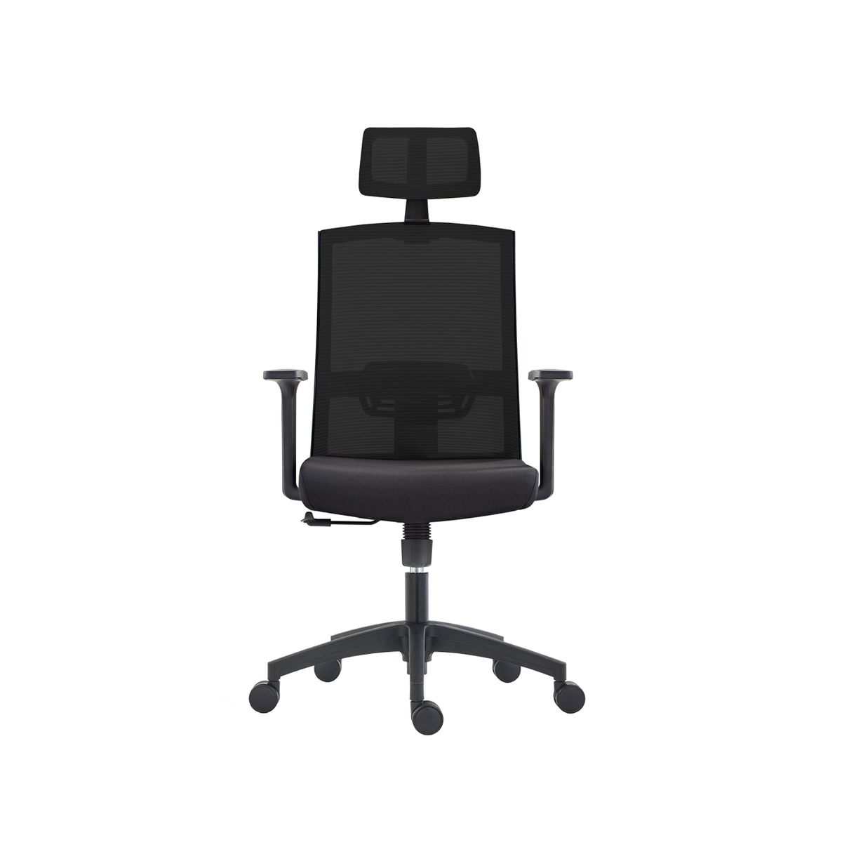 SUR DISEÑO - Silla de Oficina Orleans Negra con Cabecera