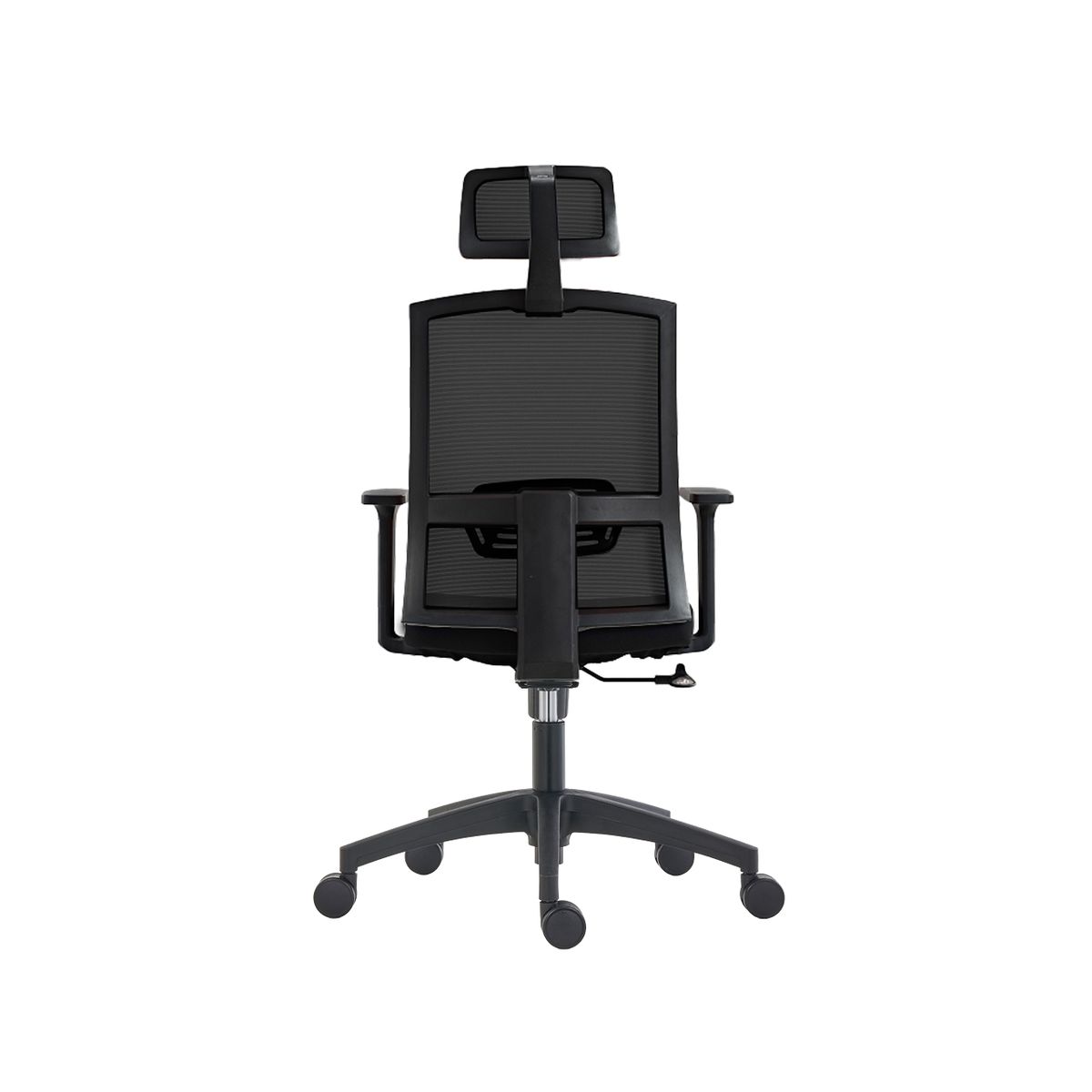 SUR DISEÑO - Silla de Oficina Orleans Negra con Cabecera