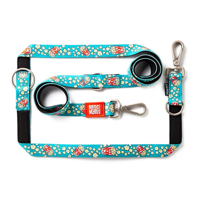 MAX & MOLLY - Correa Perro Multifuncional M Popcorn 2cm 2mt Max and Molly