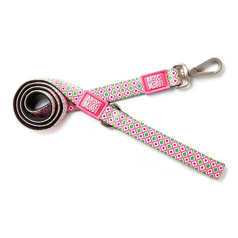 MAX & MOLLY - Correa Perro M Retro Pink 2 cm x 1,2 mt Max and Molly