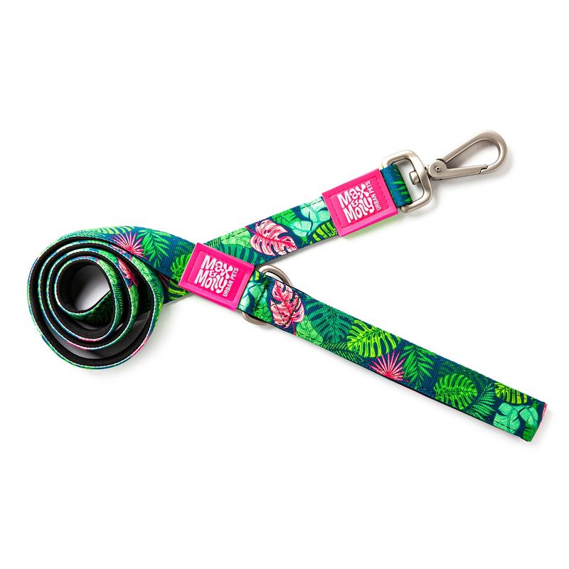 MAX & MOLLY - Correa Perro L Tropical 2,5 cm x 1,2 mt Max and Molly
