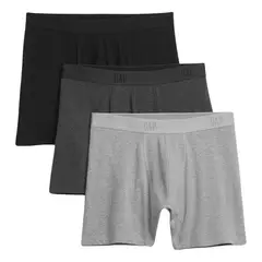 GAP - Bóxer Pack de 3 Gris