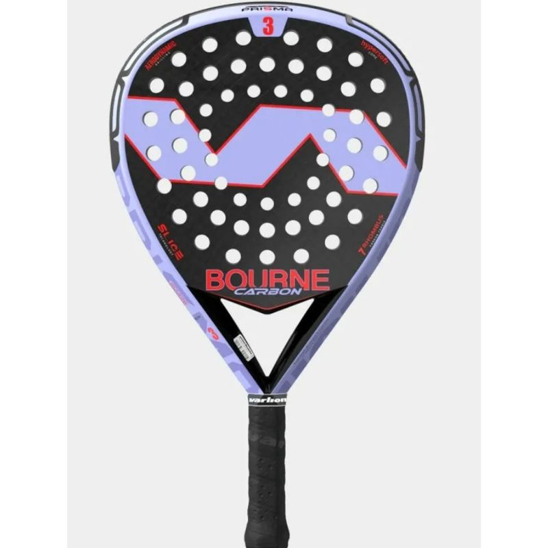 VARLION - Pala de Padel Bourne Prisma Carbón 3 Varlion + Overgrip