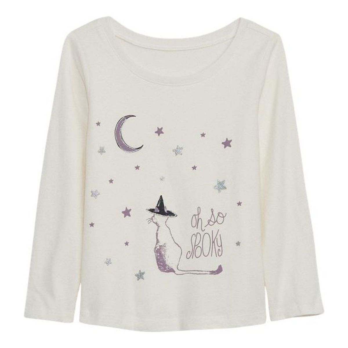 GAP - Polera Manga Larga Crema GAP