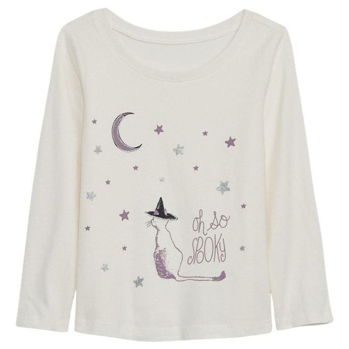 GAP - Polera Manga Larga Crema GAP