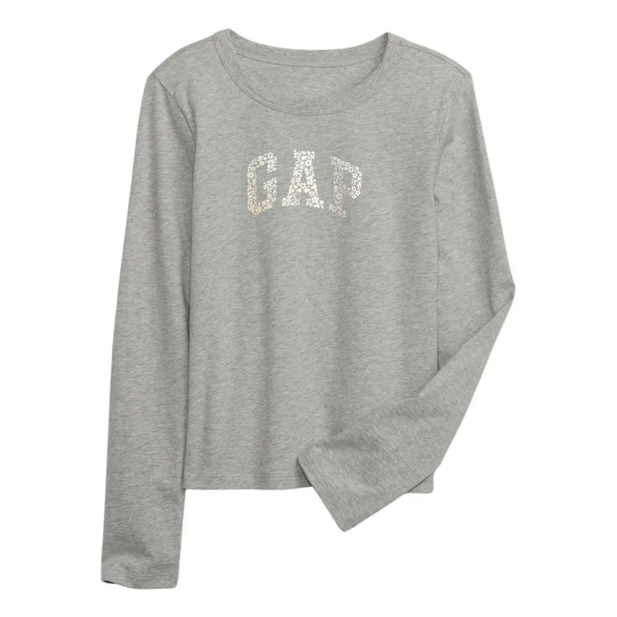 GAP - Polera Logo Manga Larga Gris GAP