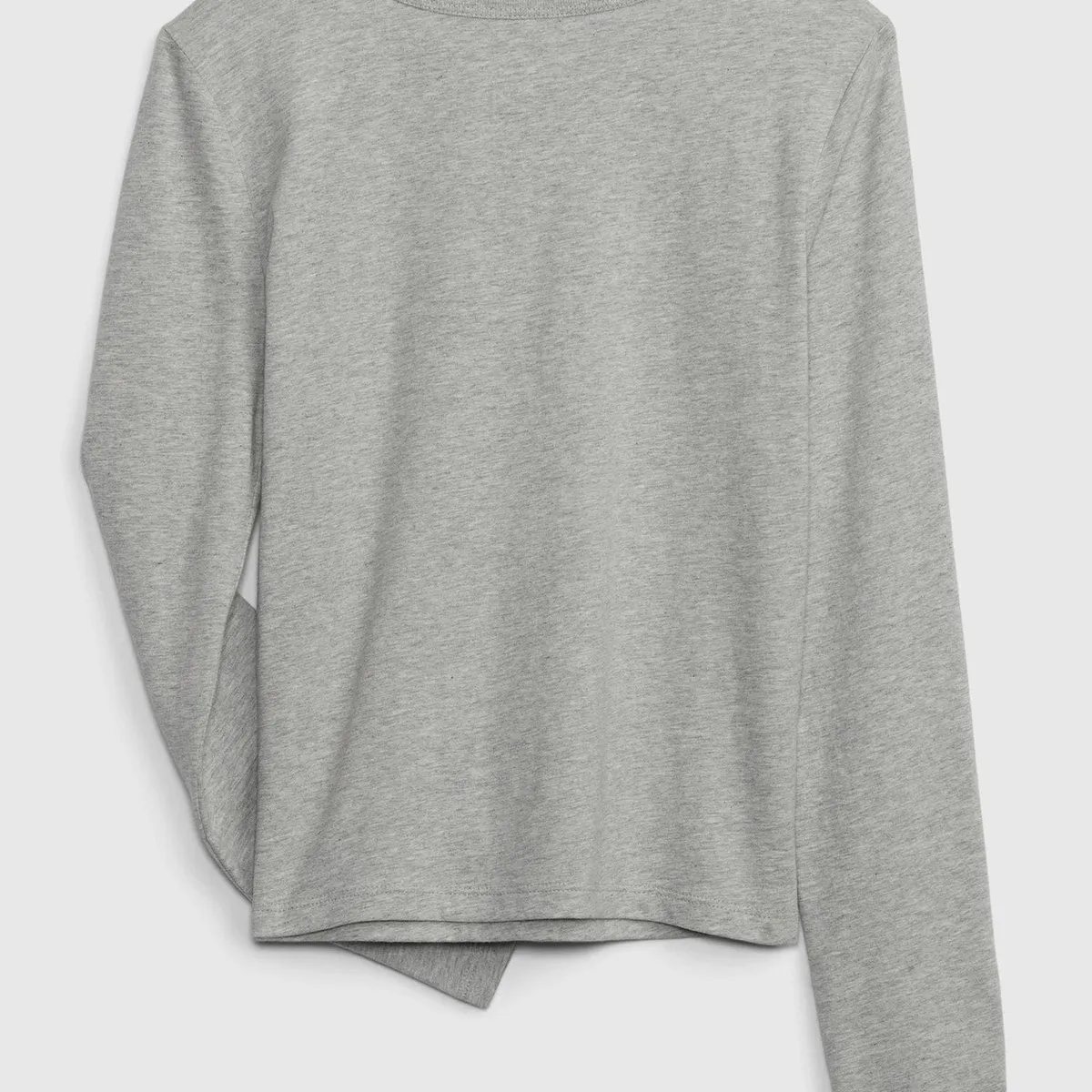 GAP - Polera Logo Manga Larga Gris GAP