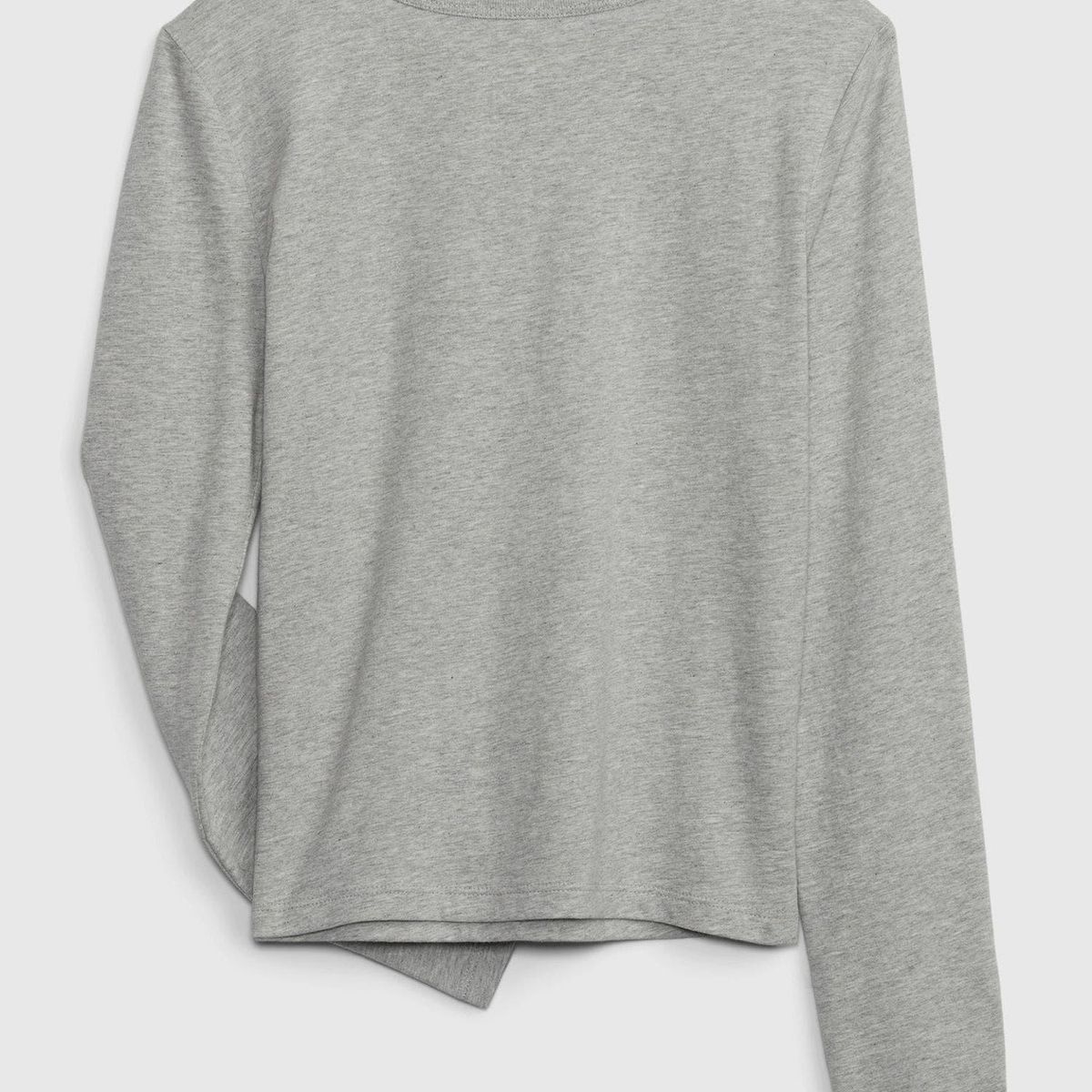 GAP - Polera Logo Manga Larga Gris GAP