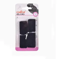 GENERICO - Velcro Negro Para Apliques Ropa