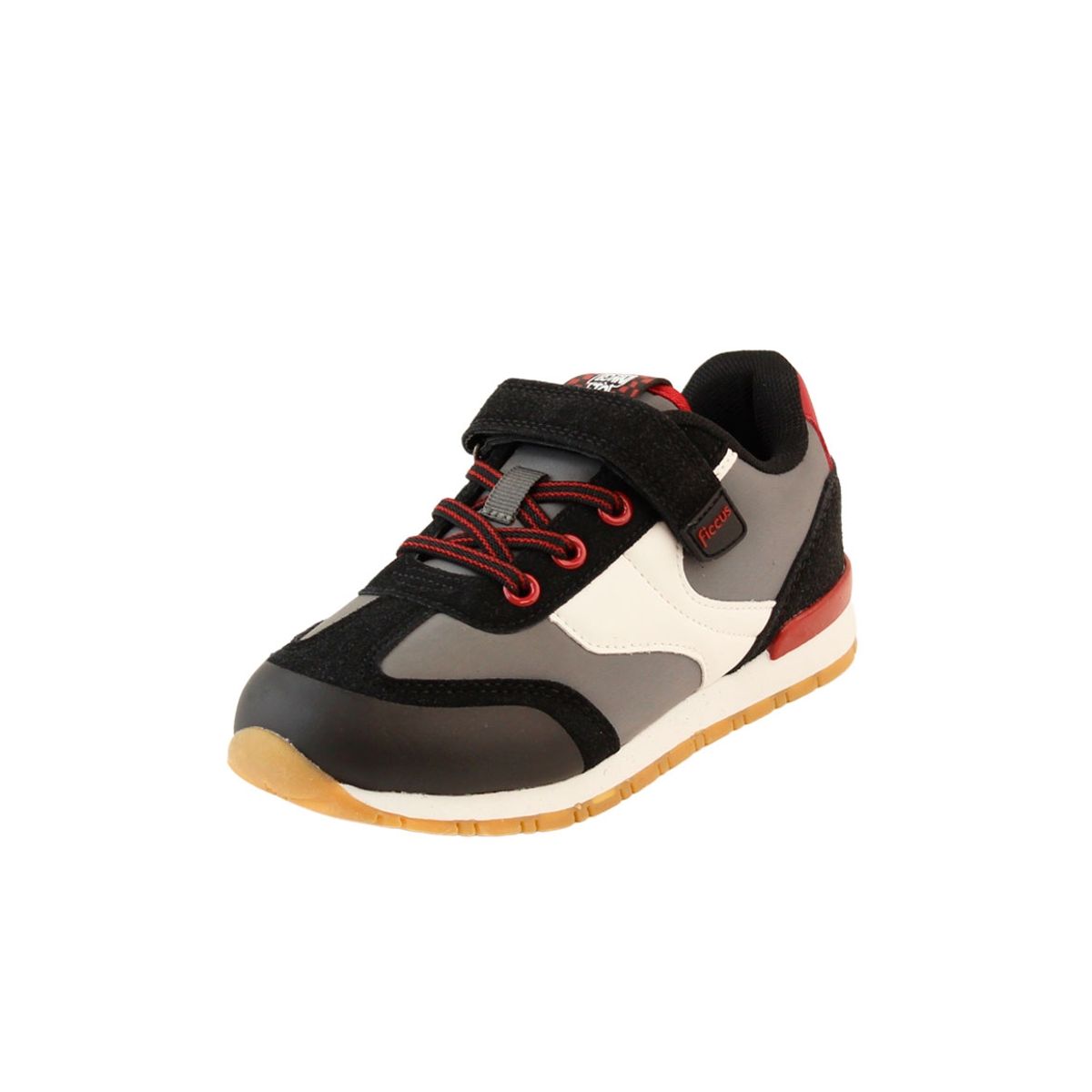 FICCUS - Zapatilla Sport Junior Niño W24 Gris Oscuro