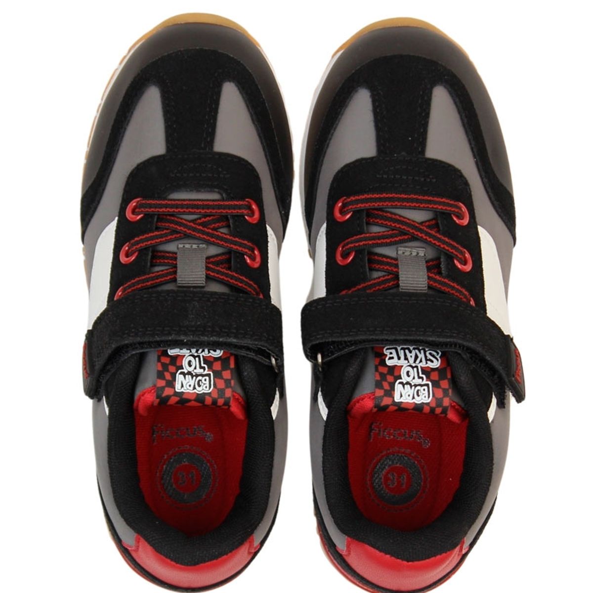 FICCUS - Zapatilla Sport Junior Niño W24 Gris Oscuro