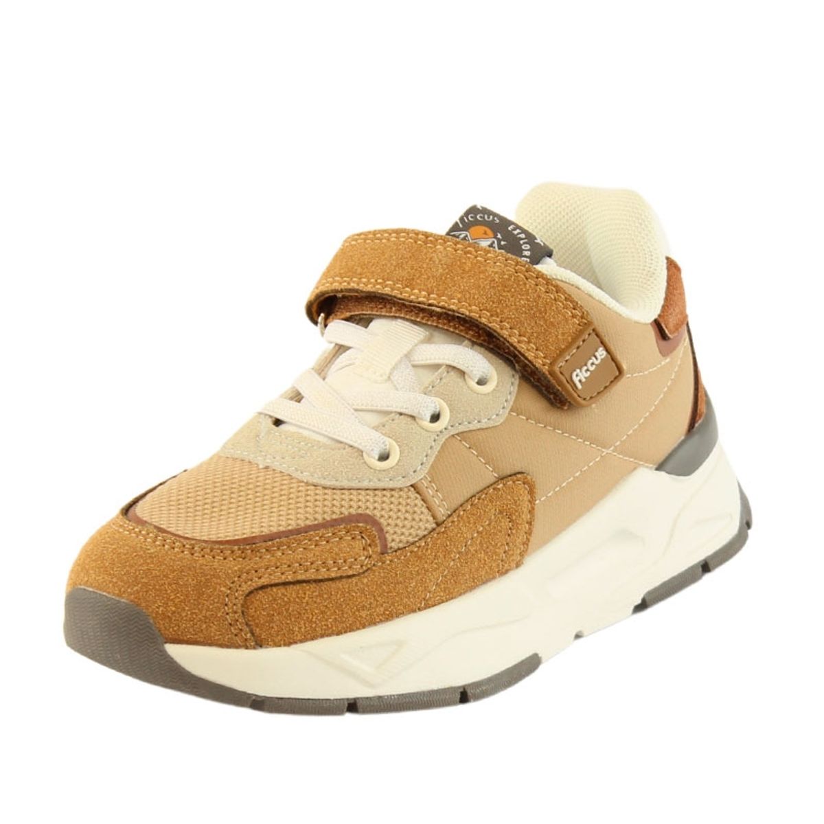 FICCUS - Zapatilla Sport Junior Niño W24 Café Oscuro