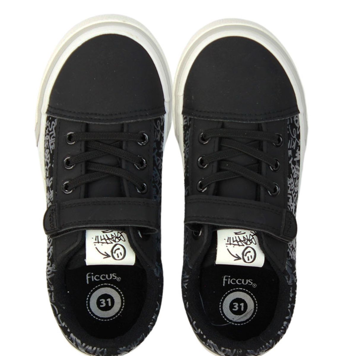 FICCUS - Zapatilla Junior Niño W24 Negro