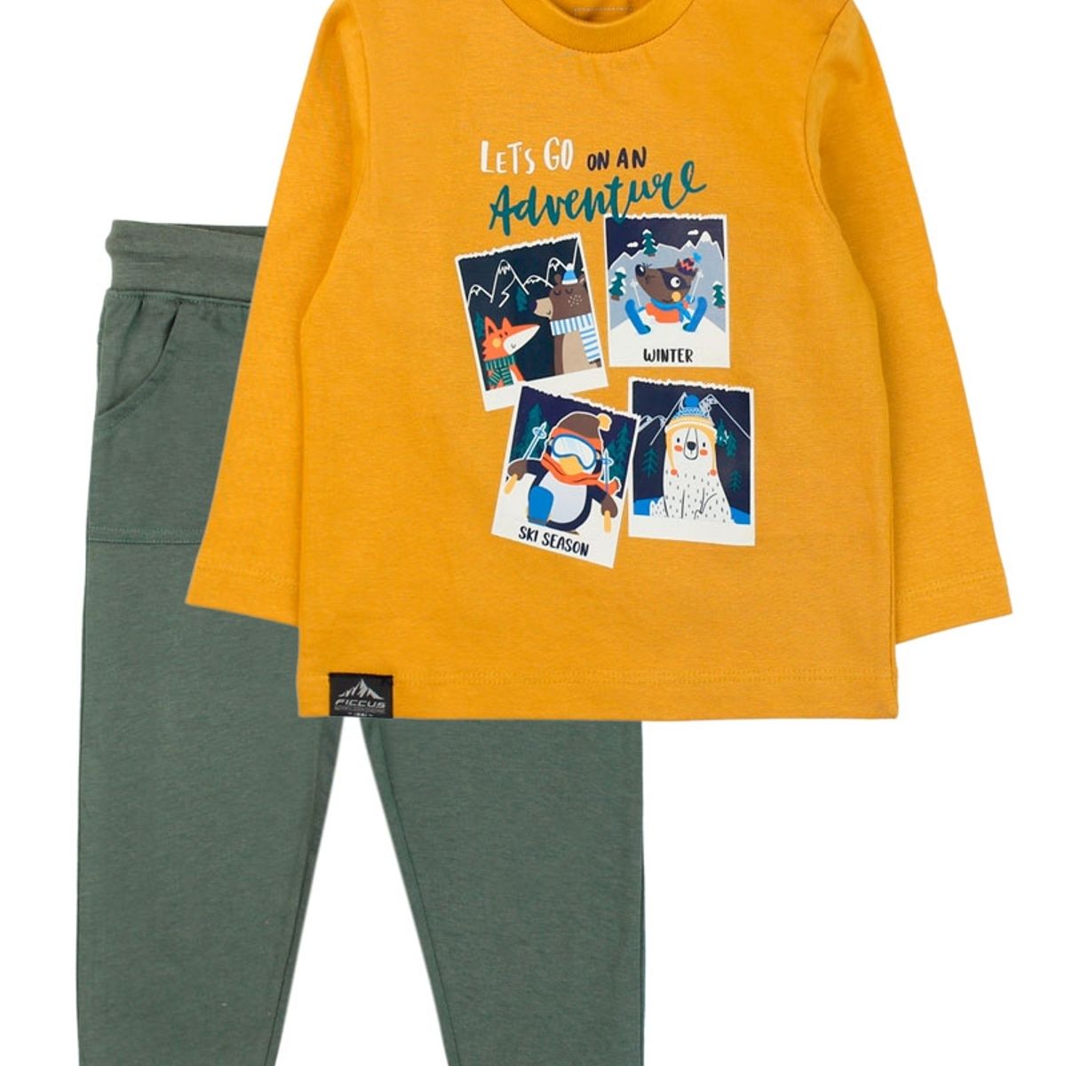 FICCUS - Conjunto Bebé Niño Arctic Amarillo Topacio