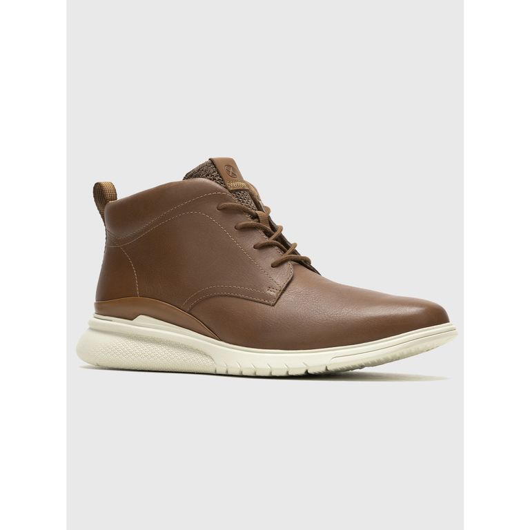 Botin Cuero Hombre Advance Chukka Café