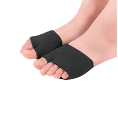 GENERICO - Almohadillas Metatarsianas Para Pies 1 Par Negro Talla S