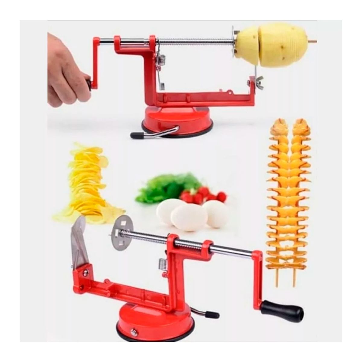 IRM - Maquina Cortadora Papas En Espiral Espiropapas