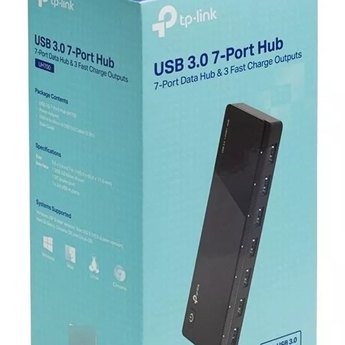 TP LINK - Hub Usb 3.0 De 7 Puertos Tp-link Uh700 - Carga Rapida
