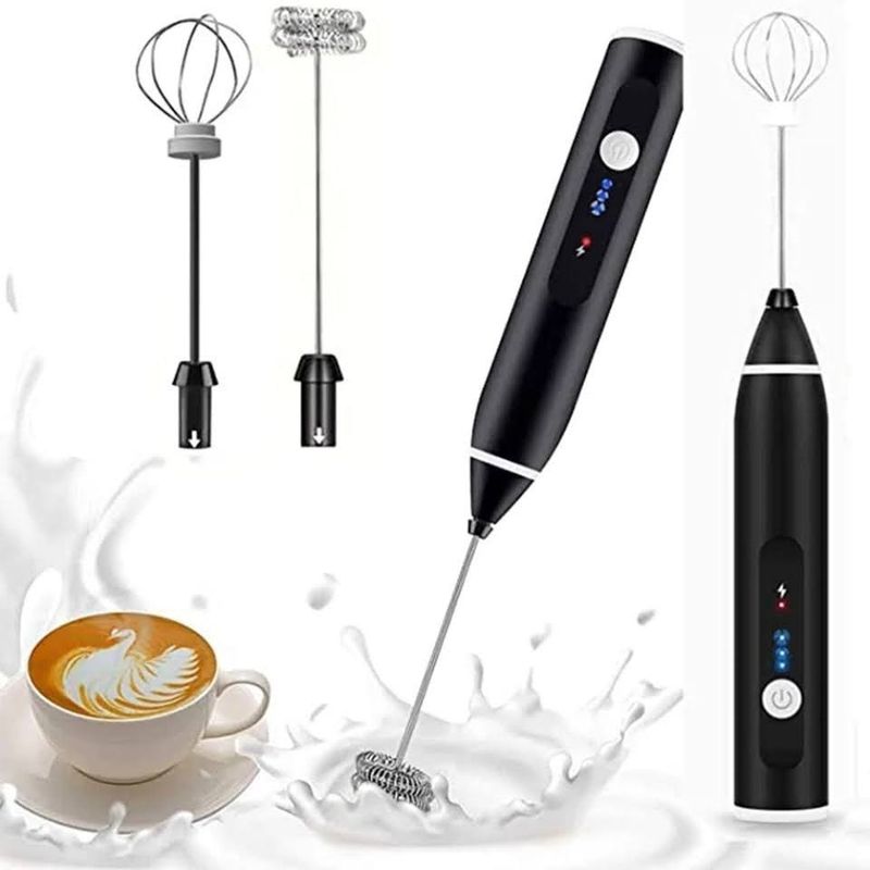 GENERICO - Mini Batidor Eléctrico Revolvedor De Café Y Espuma Leche USB