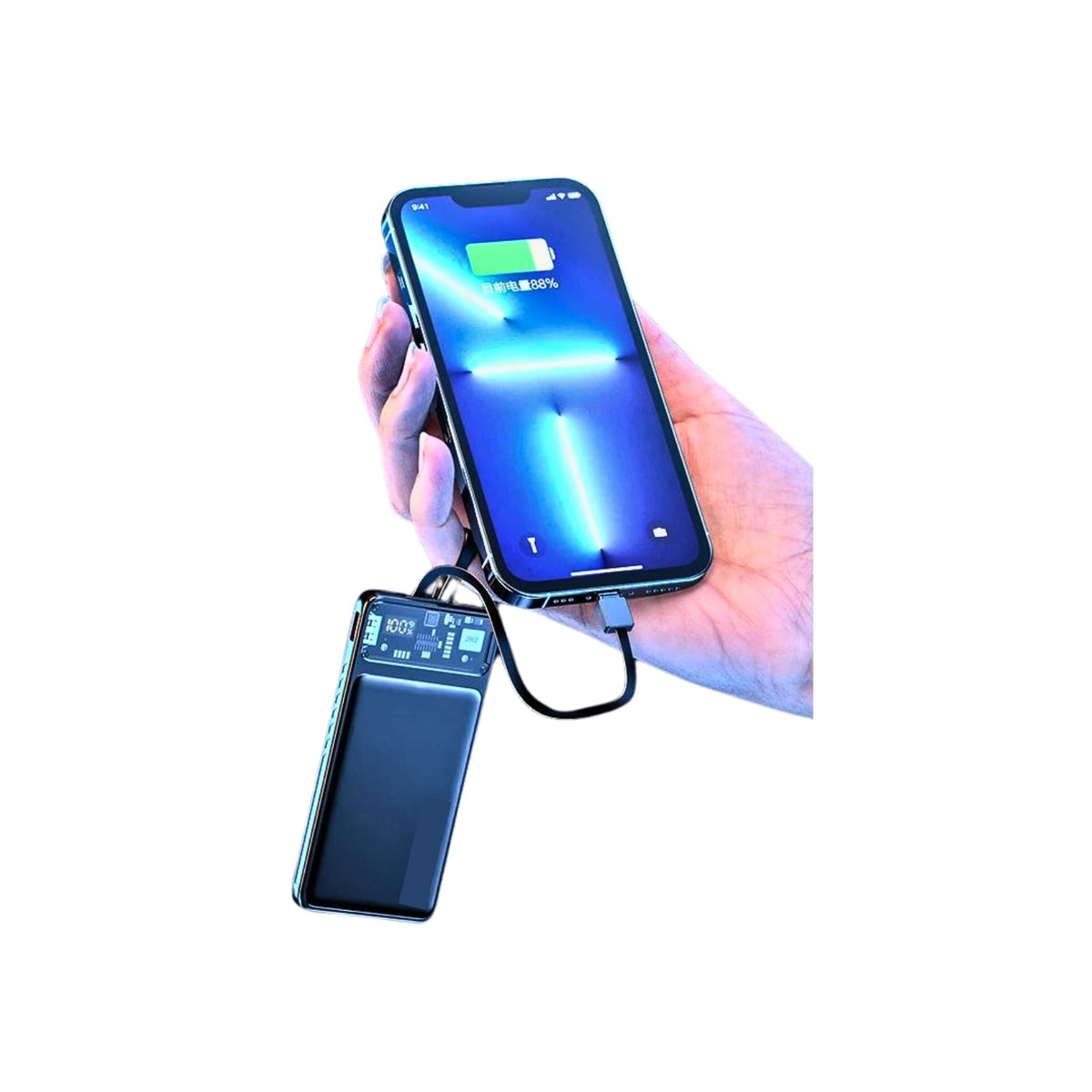 GENERICO - Cargador Portátil Gran Capacidad 10000mah 120w Usb Tipo C