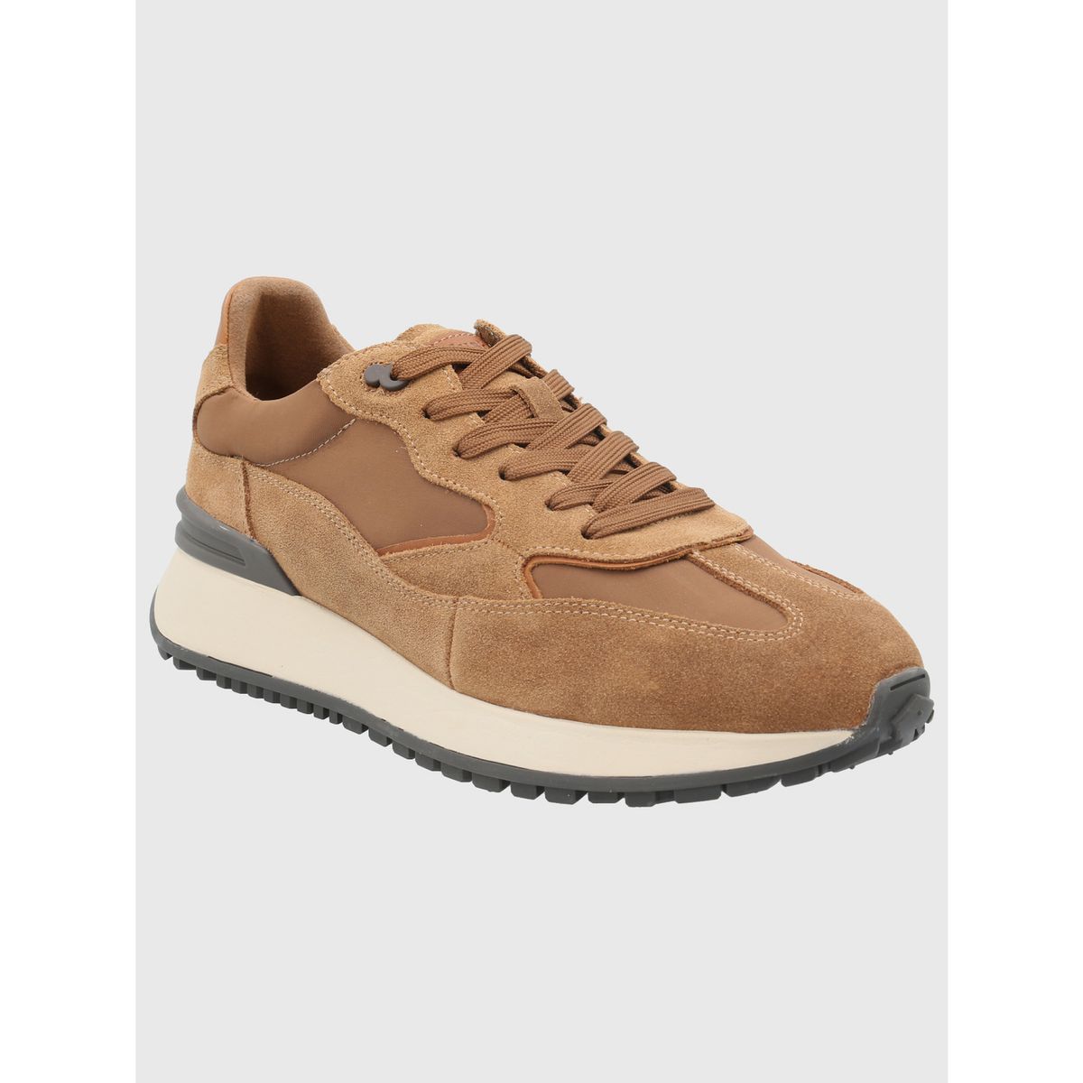 HUSH PUPPIES - Zapatilla Cuero Hombre Gante Café HUSH PUPPIES