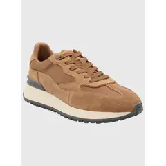 HUSH PUPPIES - Zapatilla Cuero Hombre Gante Café
