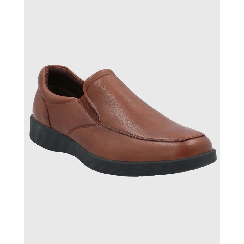 HUSH PUPPIES - Slip On Cuero Hombre Spinal Urban Café HUSH PUPPIES.