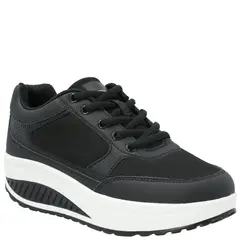 AZALEIA - Zapatilla Mujer Coral Negro